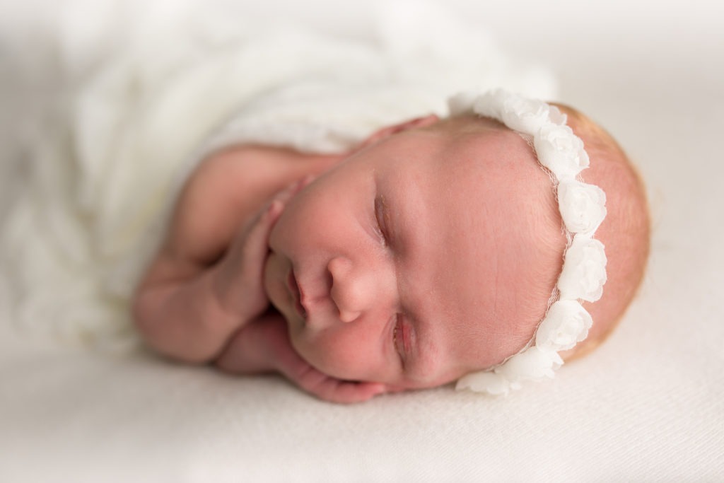 posed newborn photo