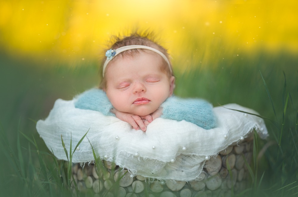 regina outdoor newborn photography